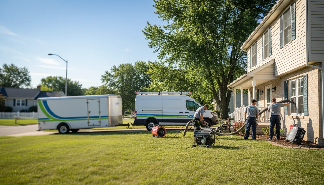 Flooded Basement Restoration And Cleanup With Repair in Roxbury, KS near me